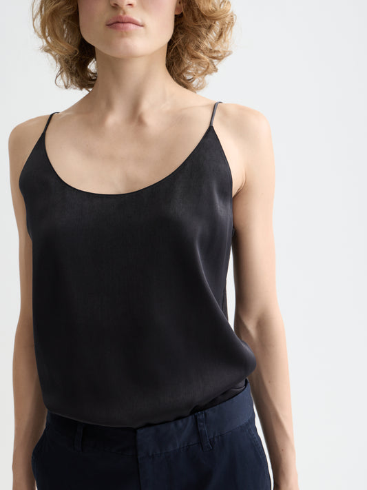 Black גופיה לנשים Core Jersey Woven SCOTCH & SODA