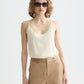 Misty Rose גופיה לנשים Core Jersey Woven SCOTCH & SODA