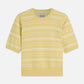 Tan טי־שירט סריג פסים טקסטורלית לנשים Textured Stripe SCOTCH & SODA