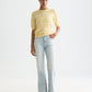 White Smoke טי־שירט סריג פסים טקסטורלית לנשים Textured Stripe SCOTCH & SODA