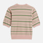 Gray טי־שירט סריג פסים טקסטורלית לנשים Textured Stripe SCOTCH & SODA