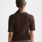 Black קרדיגן סריג קצר לנשים Pointelle SCOTCH & SODA