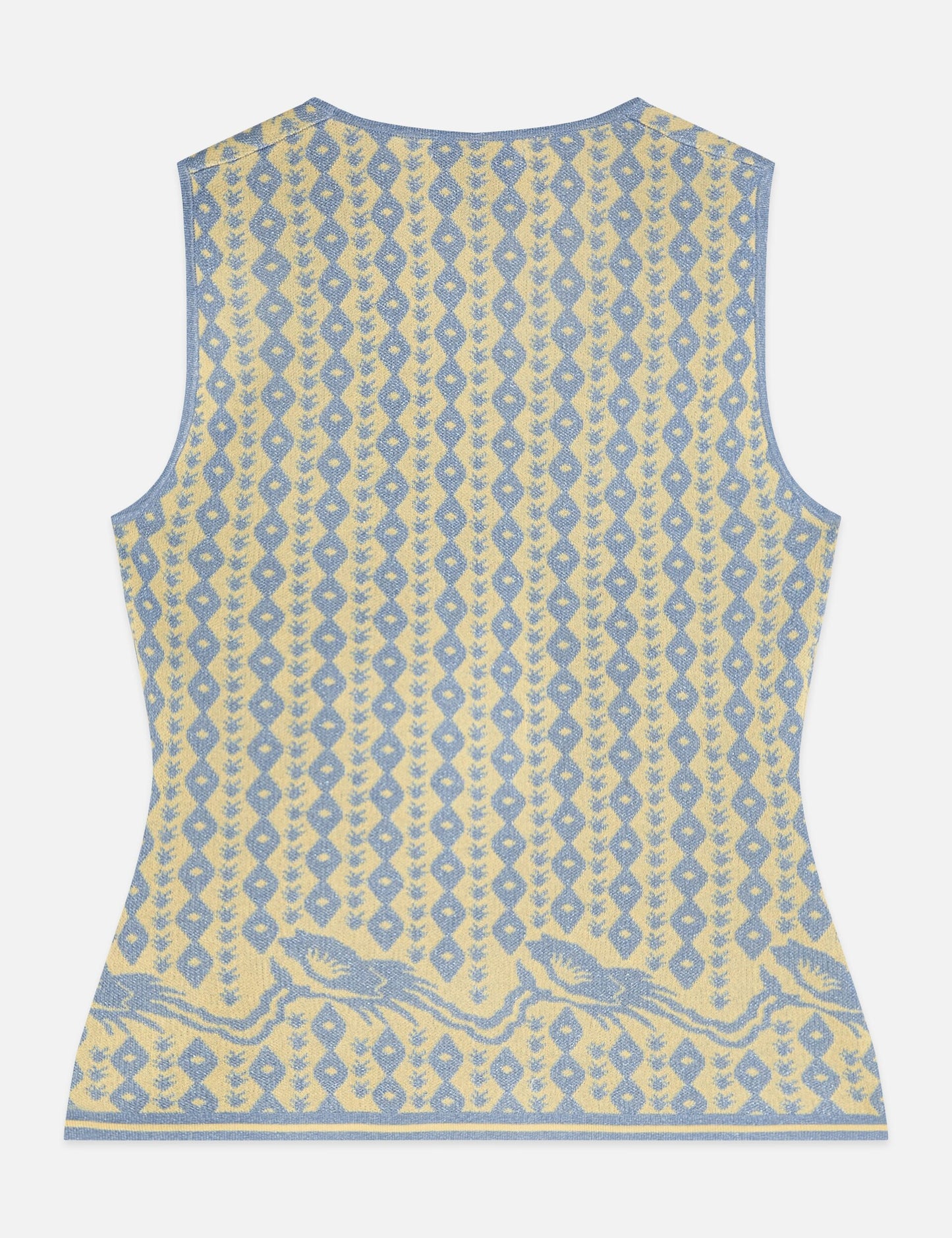 Dark Gray JACQUARD KNITTED VEST גופיה SCOTCH & SODA