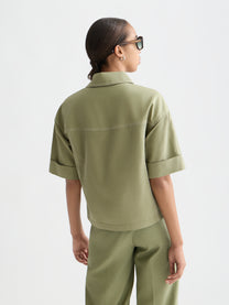 Lavender חולצת קצרה לנשים Utility SCOTCH & SODA