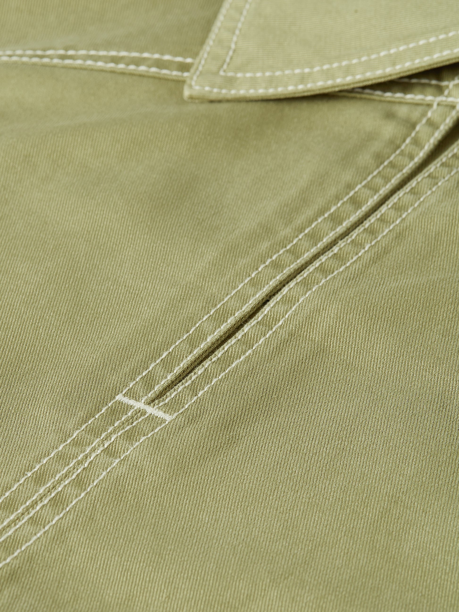 Dark Khaki חולצת קצרה לנשים Utility SCOTCH & SODA
