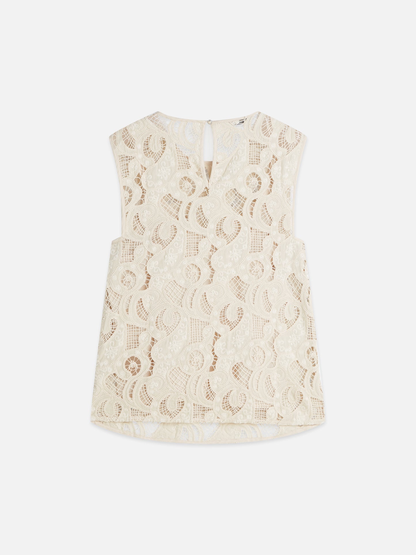 Antique White גופיה רקומה לנשים Flame SCOTCH & SODA