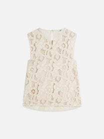 Antique White גופיה רקומה לנשים Flame SCOTCH & SODA