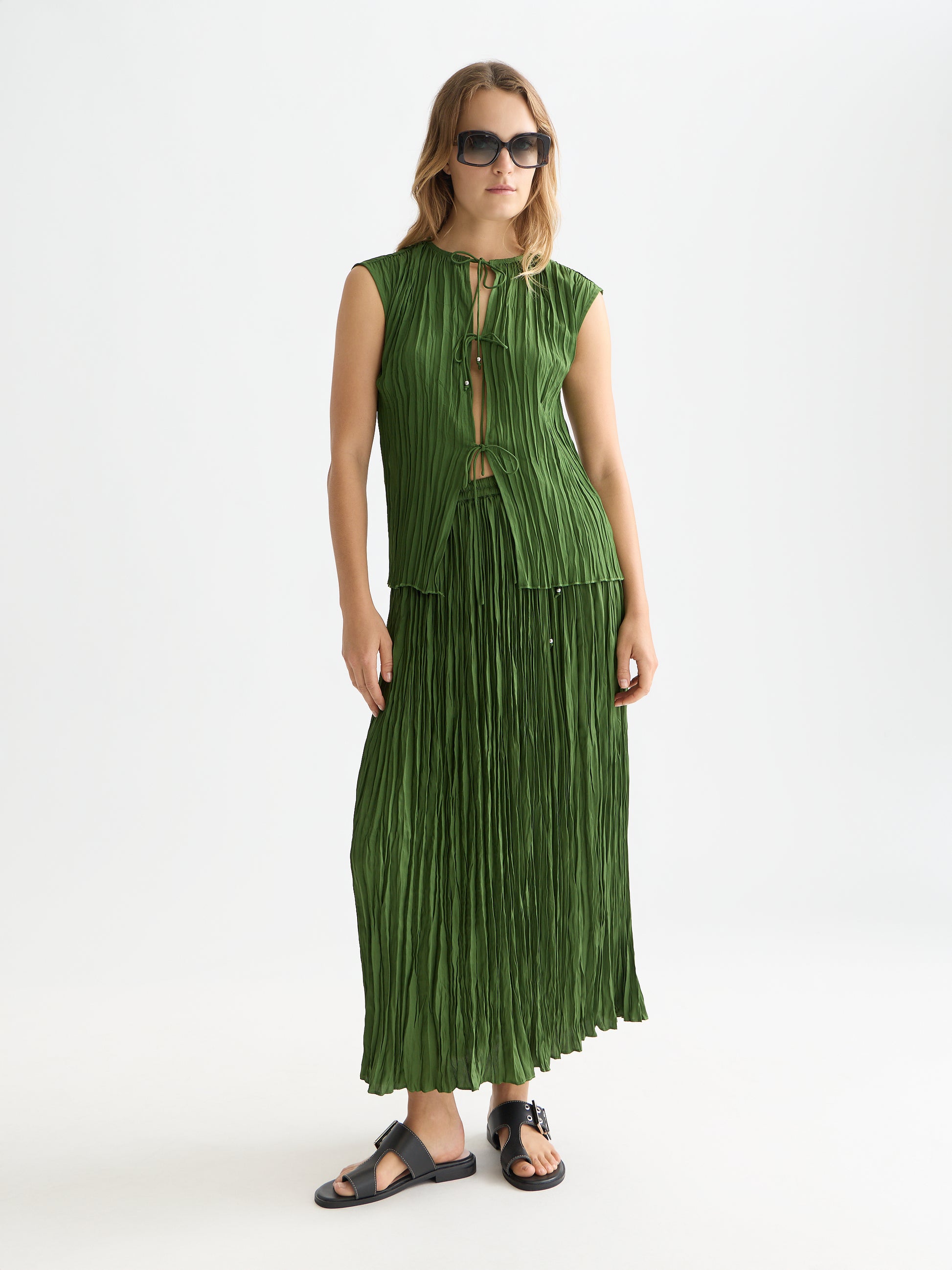 White Smoke גופיה לנשים Ribbed SCOTCH & SODA