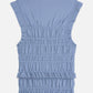 Light Slate Gray גופיית סריג לנשים Smock Stitch SCOTCH & SODA