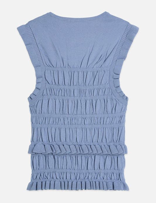 Light Slate Gray גופיה לנשים Ribbed SCOTCH & SODA