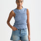 Lavender גופיית סריג לנשים Smock Stitch SCOTCH & SODA