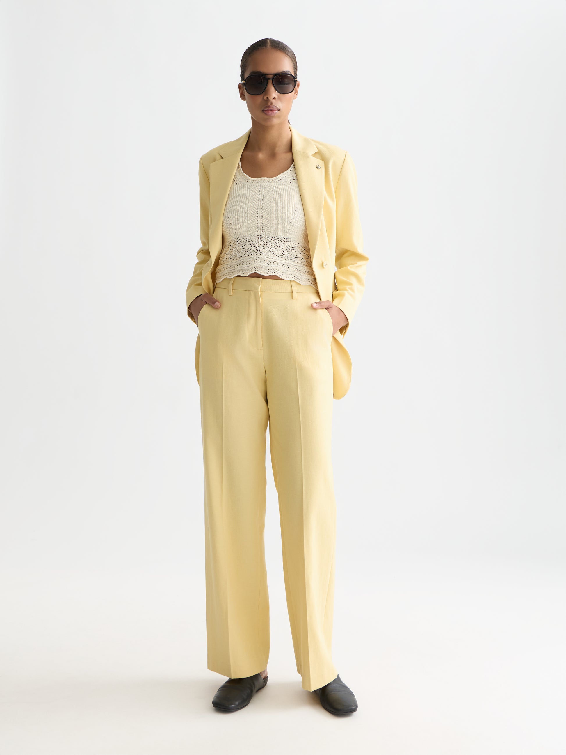 Lavender וסט סריג לנשים Pointelle SCOTCH & SODA