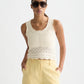 White Smoke וסט סריג לנשים Pointelle SCOTCH & SODA