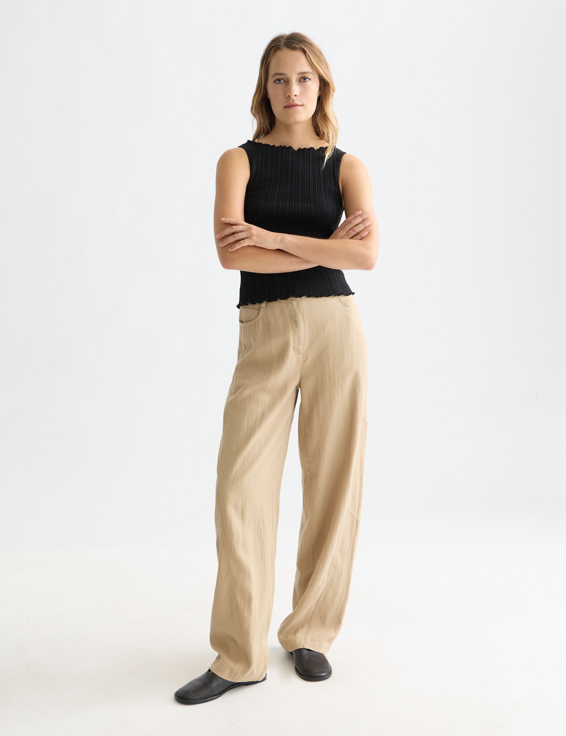 Seashell גופיית לנשים Structured Rib SCOTCH & SODA