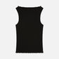 Black גופיית לנשים Structured Rib SCOTCH & SODA
