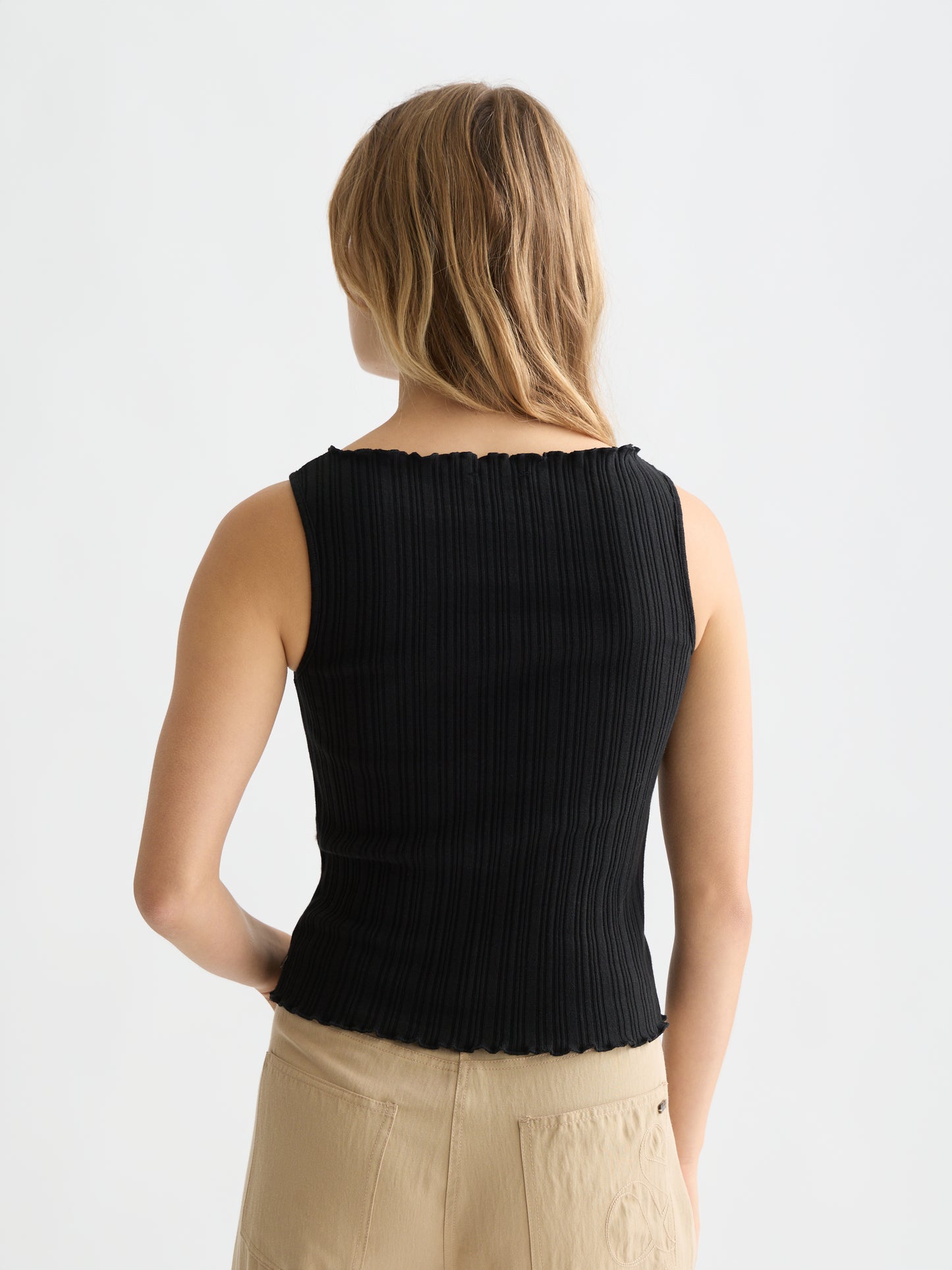 Lavender גופיית לנשים Structured Rib SCOTCH & SODA