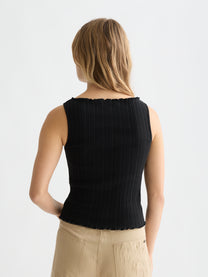 Lavender גופיית לנשים Structured Rib SCOTCH & SODA