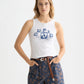 Misty Rose גופיה לנשים Pointelle Jersey SCOTCH & SODA