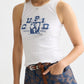 Lavender גופיה לנשים Pointelle Jersey SCOTCH & SODA