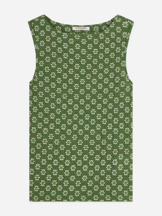 Dim Gray גופיה לנשים Ribbed SCOTCH & SODA