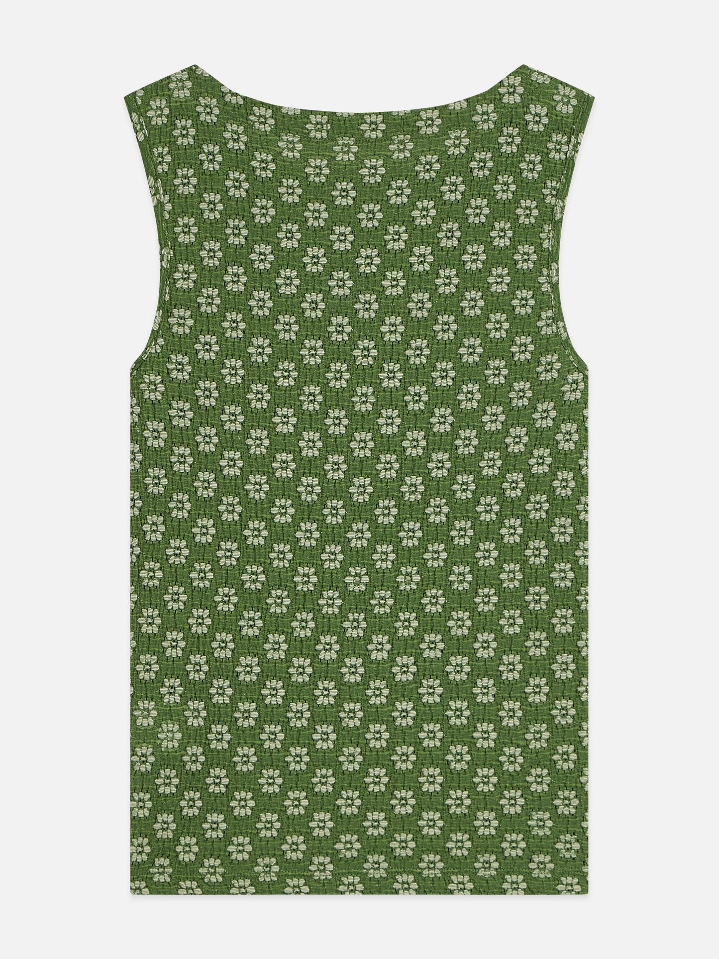 Dark Olive Green גופיית לנשים Structured Slash Neck SCOTCH & SODA