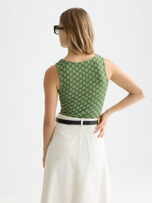 Lavender גופיה לנשים Ribbed SCOTCH & SODA