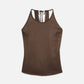 Dark Olive Green גופיה עם קשירות לנשים Halter SCOTCH & SODA