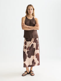 White Smoke גופיה עם קשירות לנשים Halter SCOTCH & SODA