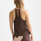 White Smoke גופיה עם קשירות לנשים Halter SCOTCH & SODA