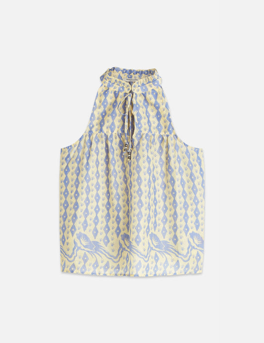 Light Gray גופיית לנשים Cotton Voile Summer SCOTCH & SODA