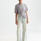 Lavender טי־שירט בגזרה רחבה לנשים Basquiat Graphic SCOTCH & SODA