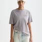 Lavender טי־שירט בגזרה רחבה לנשים Basquiat Graphic SCOTCH & SODA