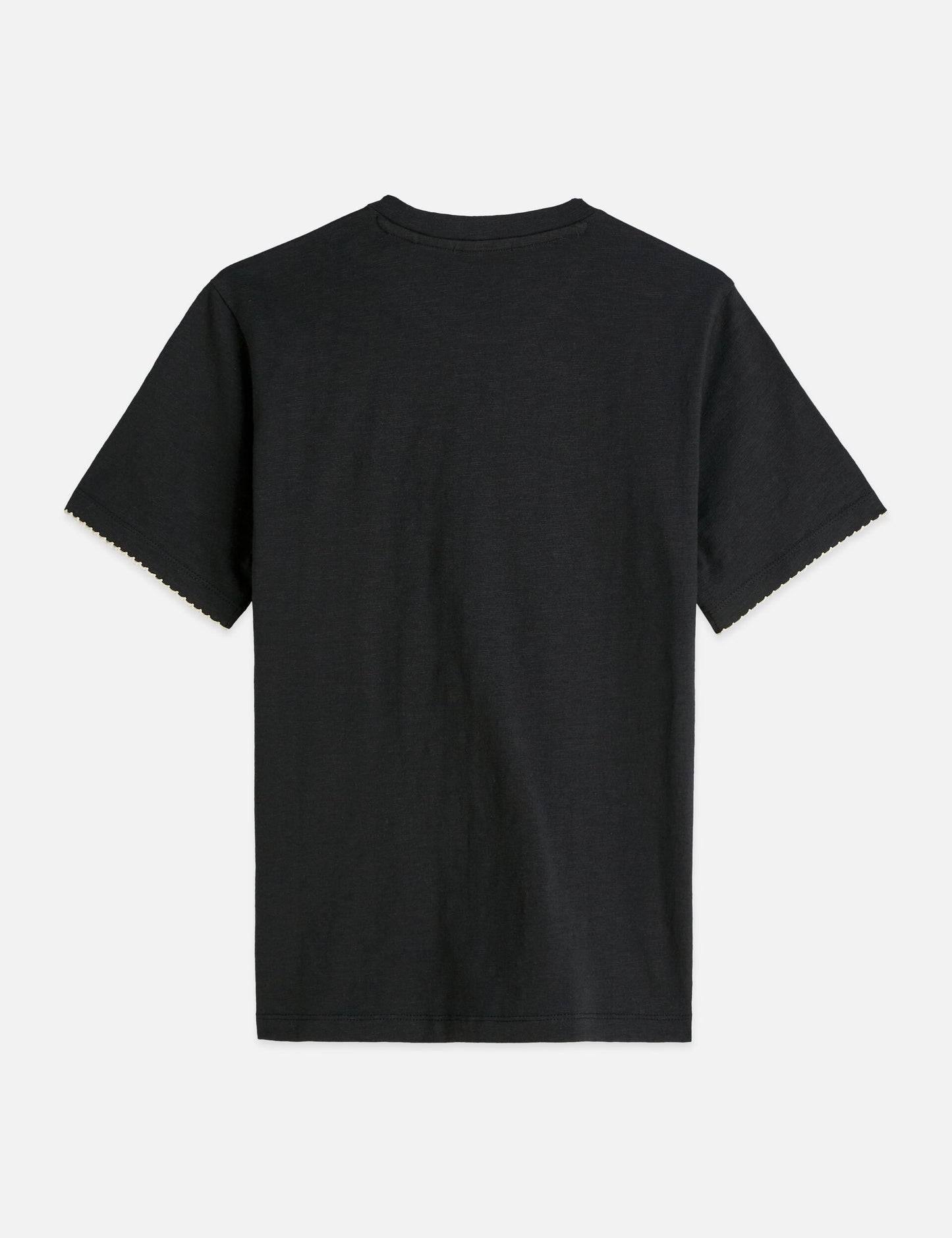 Dark Slate Gray טי־שירט רקומה בגזרה רגילה לנשים Slub SCOTCH & SODA