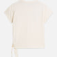 Misty Rose ARTWORK T-SHIRT WITH SIDE KNOT טי שירט קצרה SCOTCH & SODA