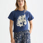 White Smoke טי־שירט עם Front Artwork לנשים Scotch & Soda SCOTCH & SODA