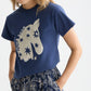 White Smoke טי־שירט עם Front Artwork לנשים Scotch & Soda SCOTCH & SODA