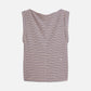 Rosy Brown טי־שירט פסים עם שרוולים מקופלים לנשים Striped SCOTCH & SODA