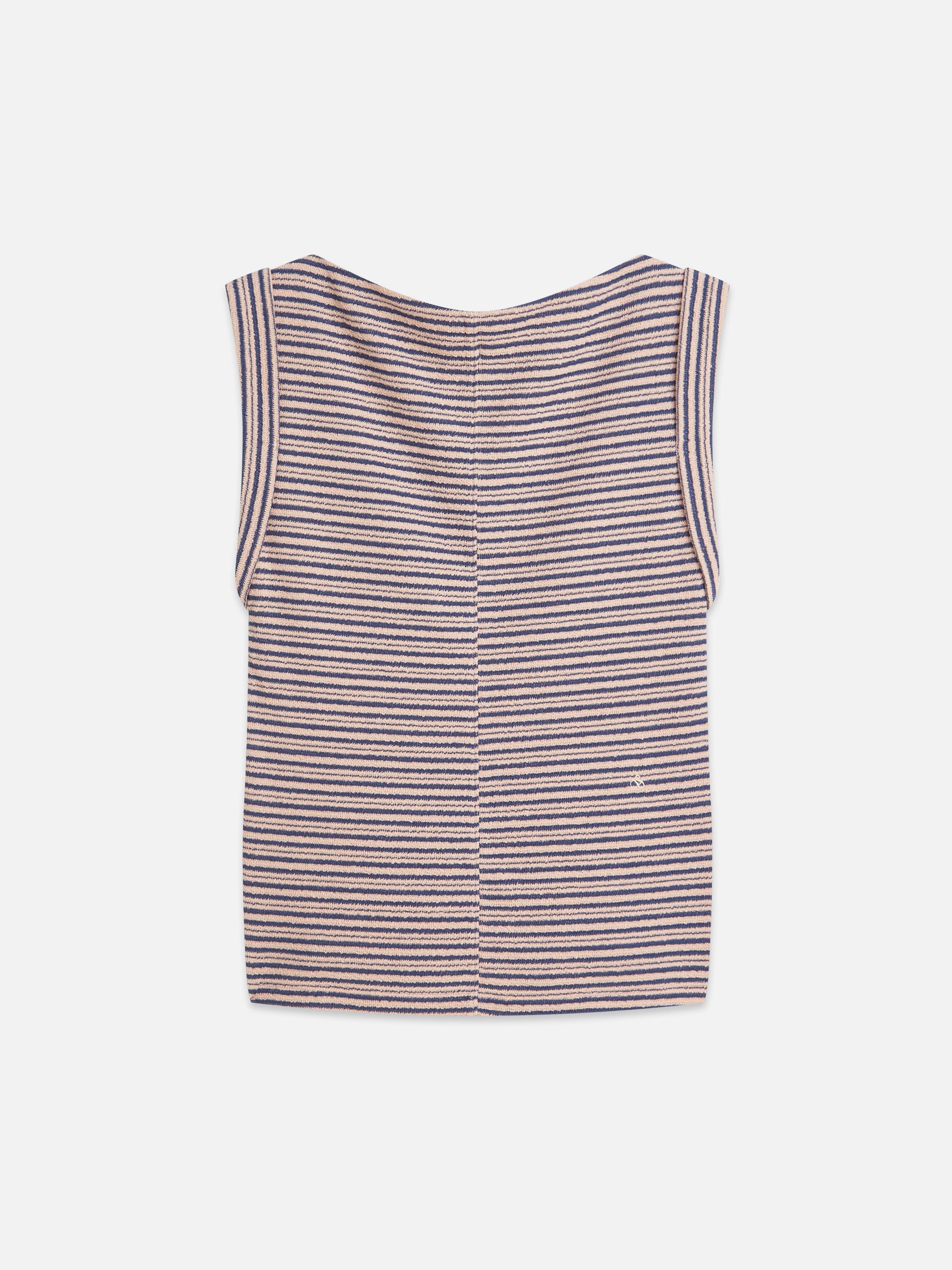 Rosy Brown טי־שירט פסים עם שרוולים מקופלים לנשים Striped SCOTCH & SODA