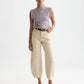 White Smoke טי־שירט פסים עם שרוולים מקופלים לנשים Striped SCOTCH & SODA