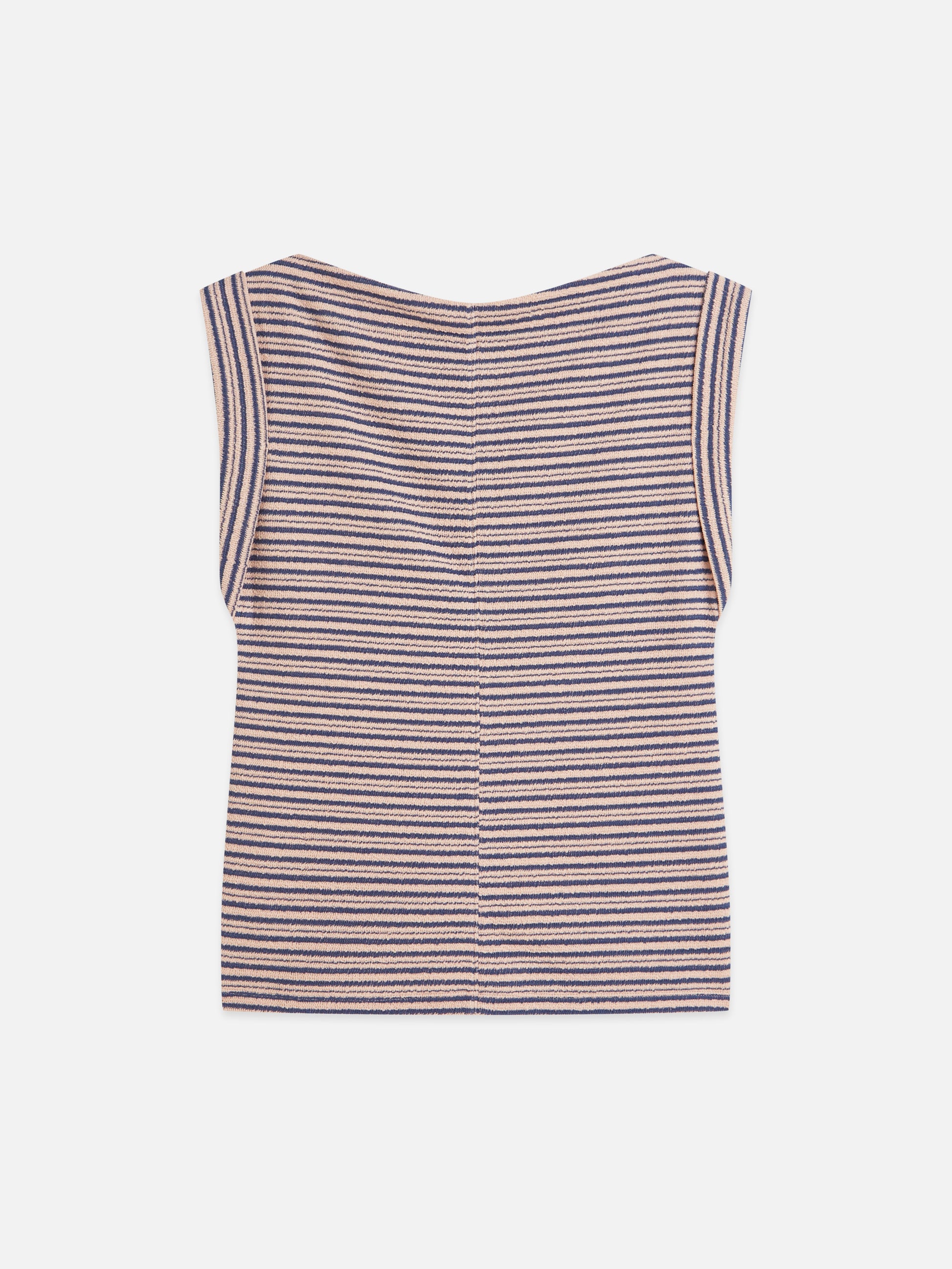 Rosy Brown טי־שירט פסים עם שרוולים מקופלים לנשים Striped SCOTCH & SODA