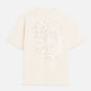Misty Rose טי־שירט בגזרה רחבה לנשים Washed Artwork SCOTCH & SODA