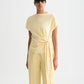 Bisque טי־שירט לנשים Knotted Slash Neck SCOTCH & SODA