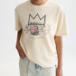 Lavender טי שירט קצרה לנשים Scotch & Soda x Basquiat SCOTCH & SODA