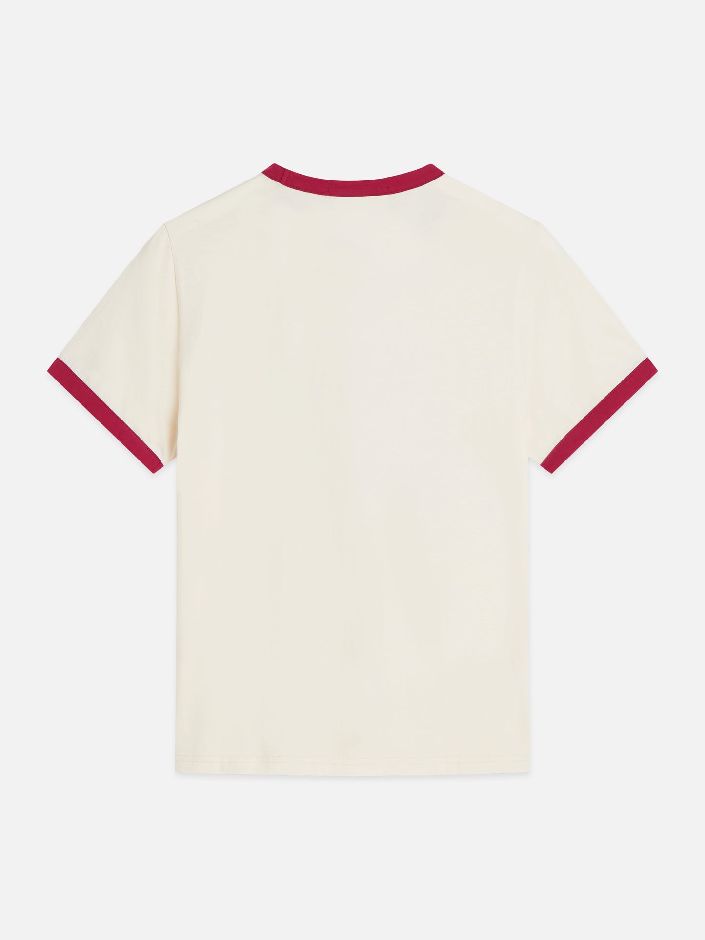 Antique White טי שירט קצרה לנשים Contrast Binding SCOTCH & SODA