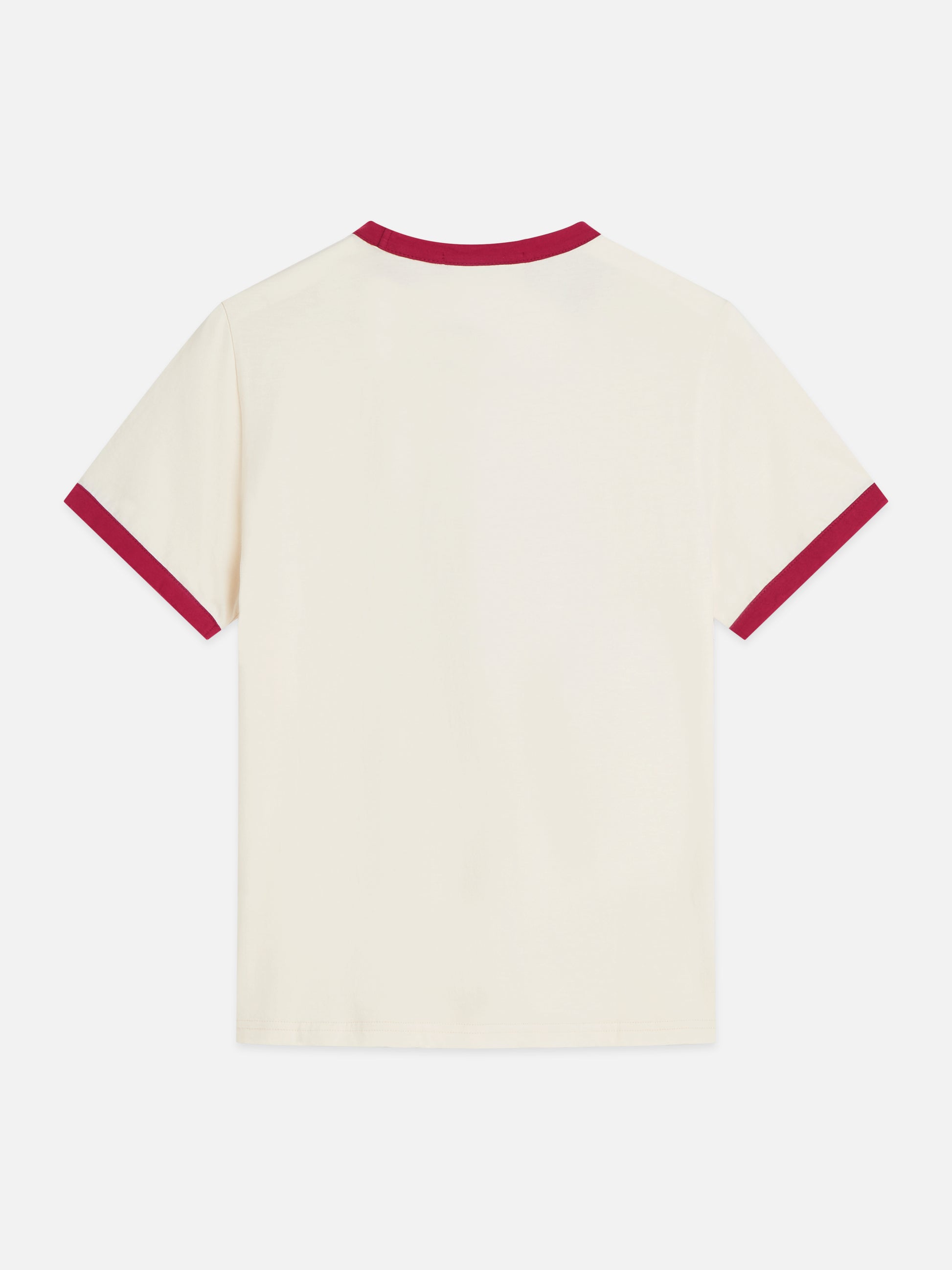 Antique White טי שירט קצרה לנשים Contrast Binding SCOTCH & SODA