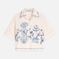 Misty Rose חולצה מכופתרת קצרה לנשים Printed Camp SCOTCH & SODA