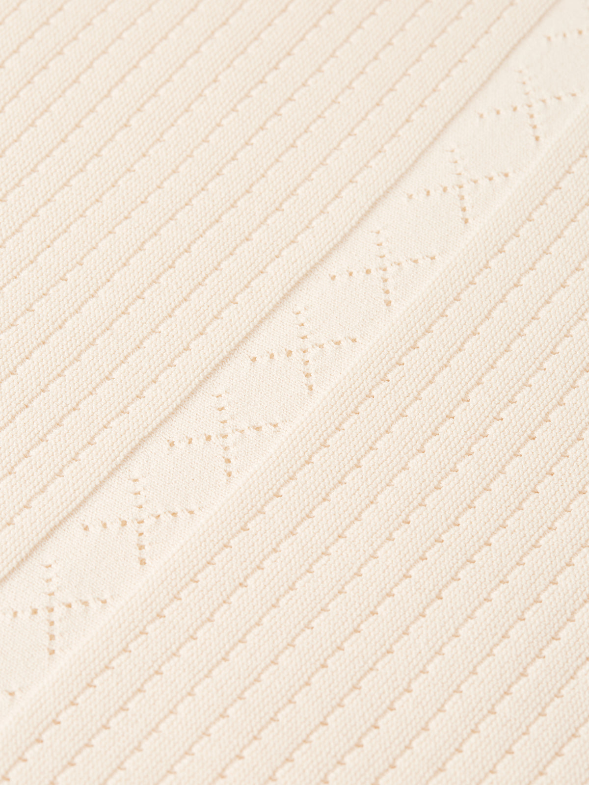 Antique White חולצה קצרה לנשים Pointelle Knitted SCOTCH & SODA