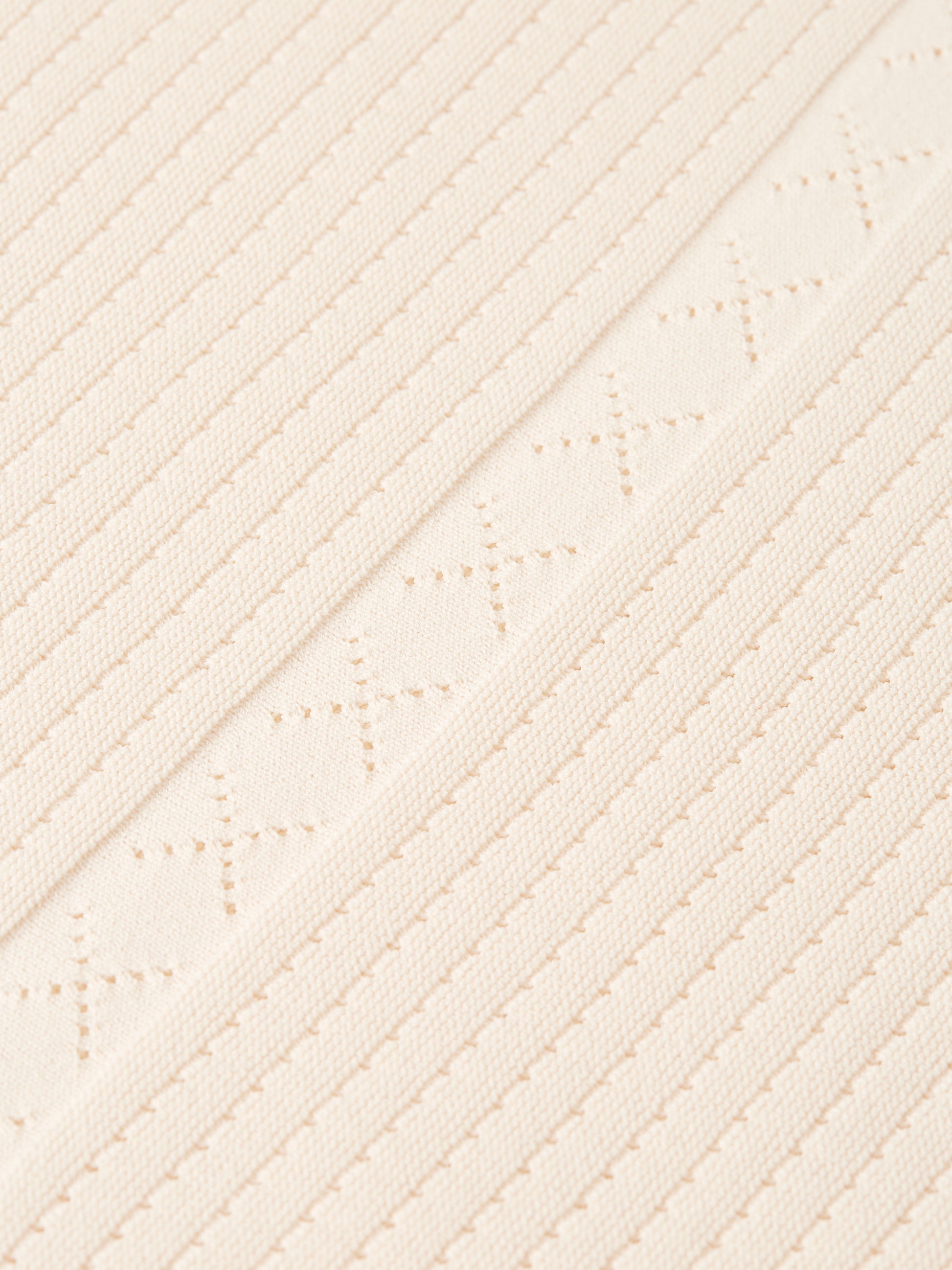 Antique White חולצה קצרה לנשים Pointelle Knitted SCOTCH & SODA