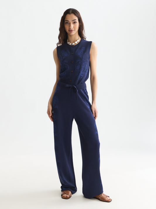 White Smoke ווסט לנשים Jacquard Knitted SCOTCH & SODA
