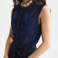 Black ווסט לנשים Jacquard Knitted SCOTCH & SODA